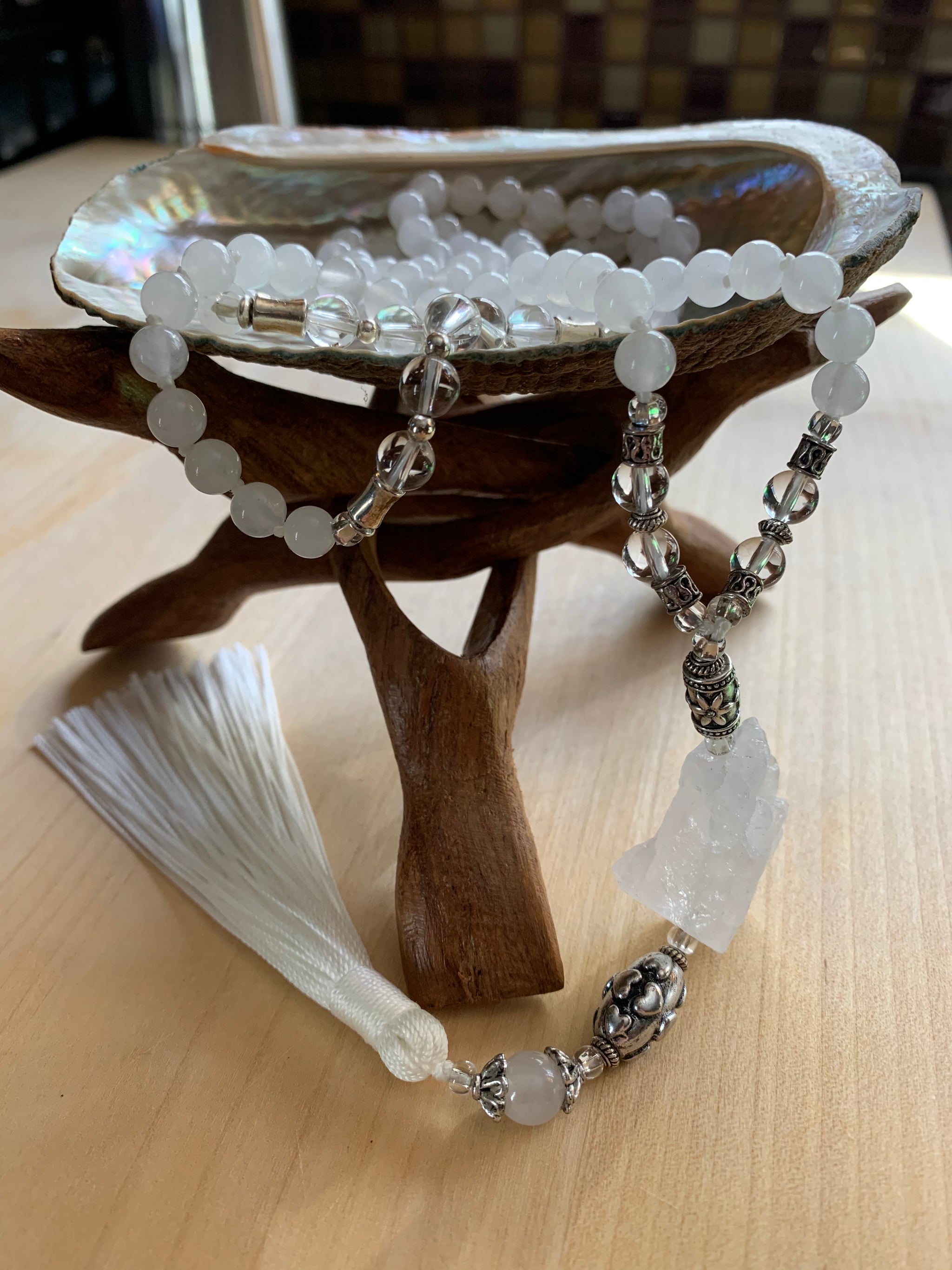 ATLIN Quartz Mala Necklace