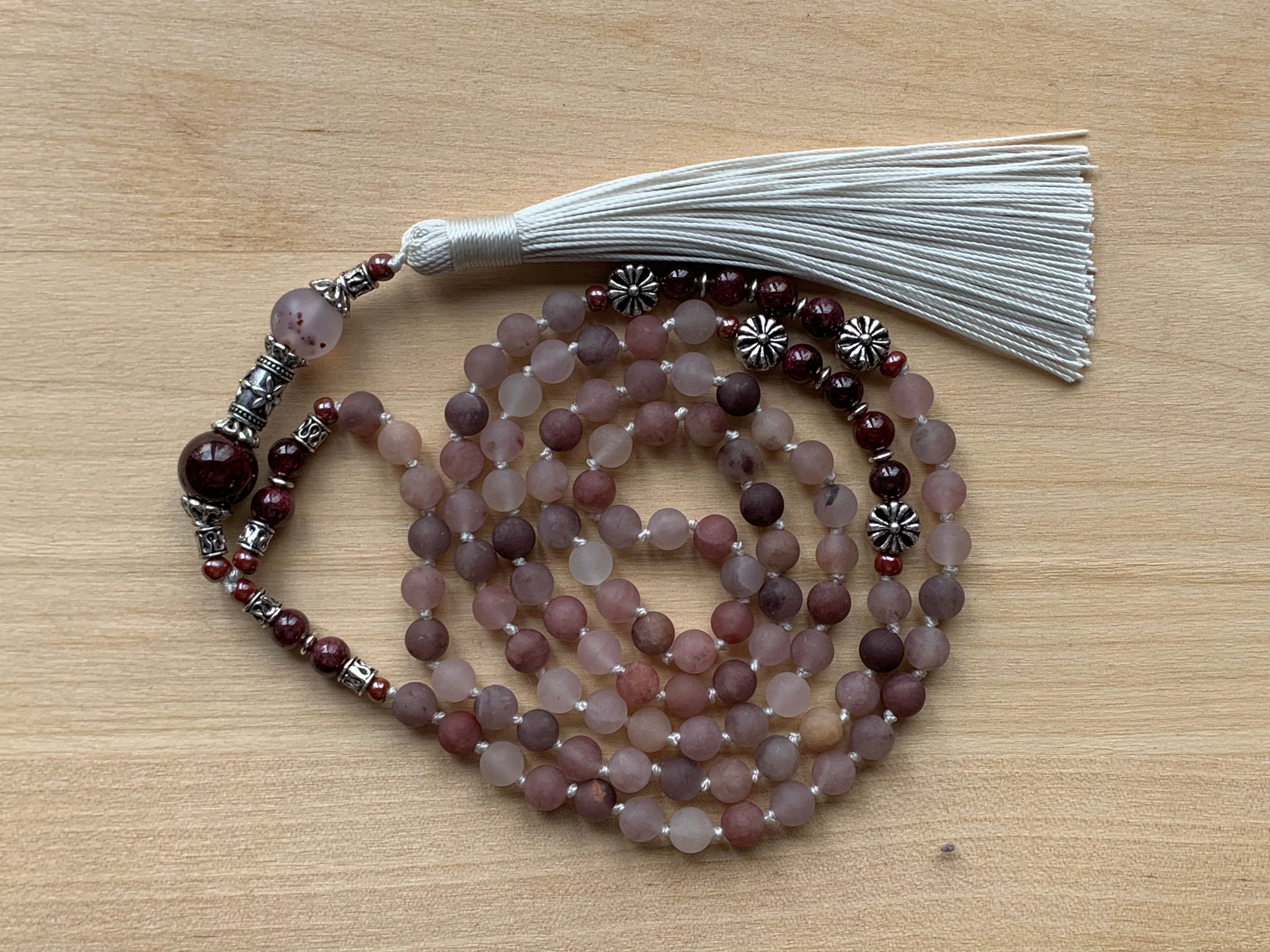 TUYA BERRY QUARTZ MALA NECKLACE