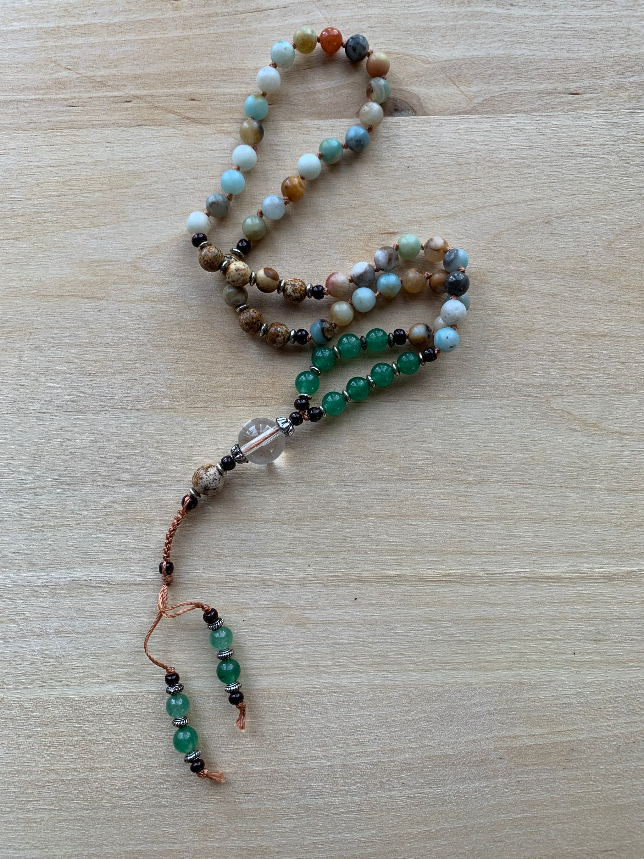 Amazon Amazonite half-mala