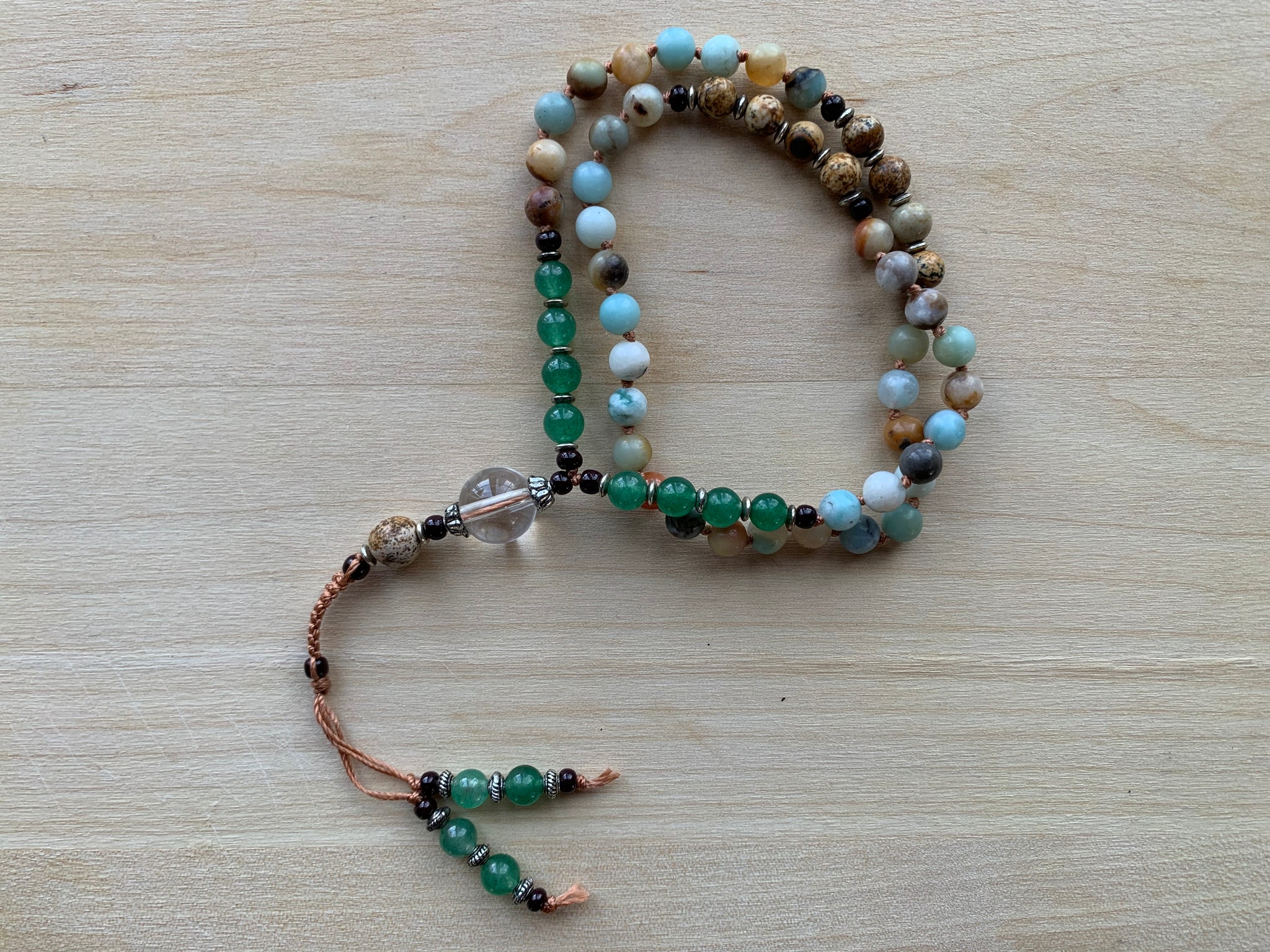 Amazon Amazonite half-mala