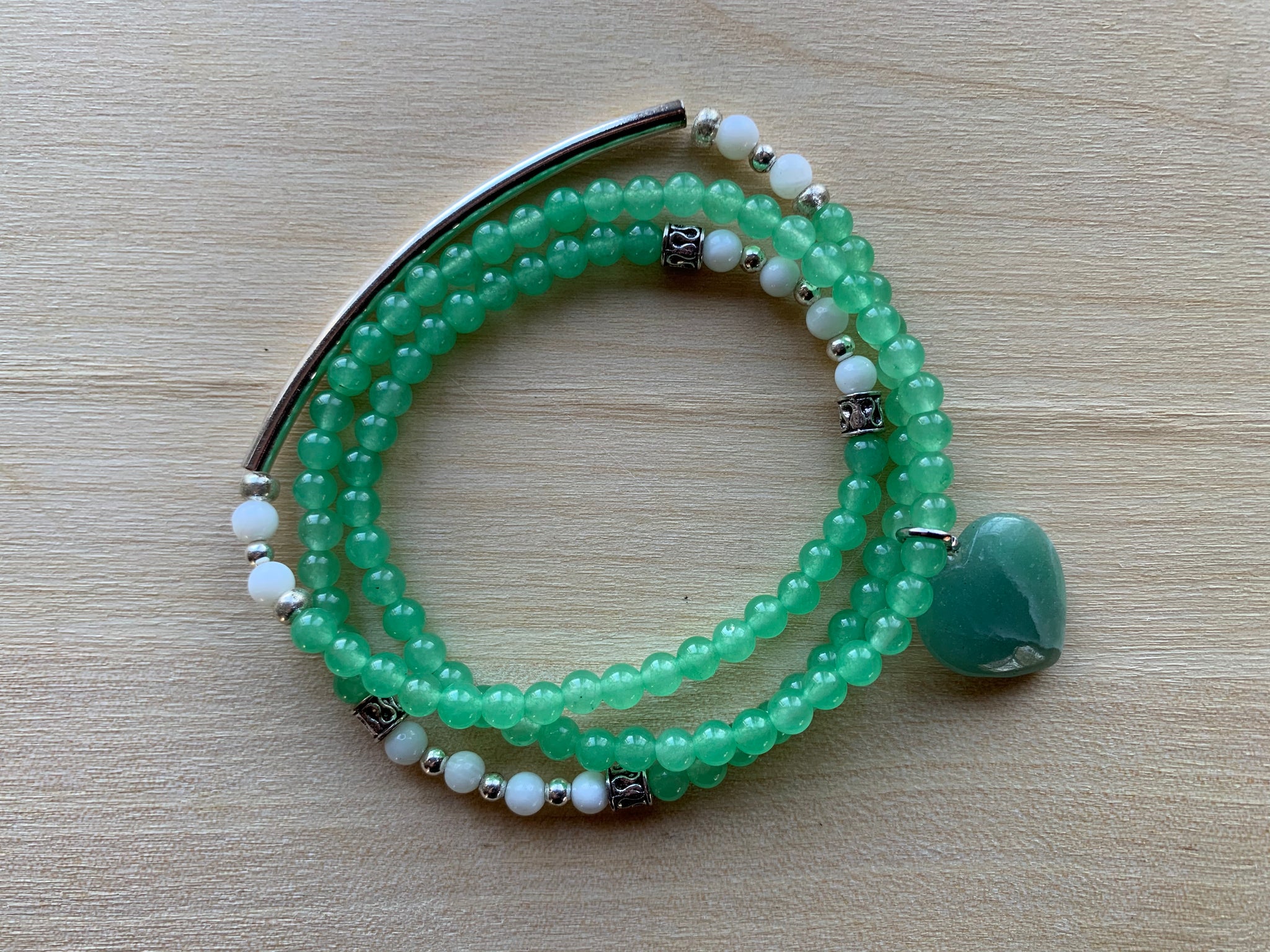 AMISK Malaysia Jade Mala Twist Bracelet