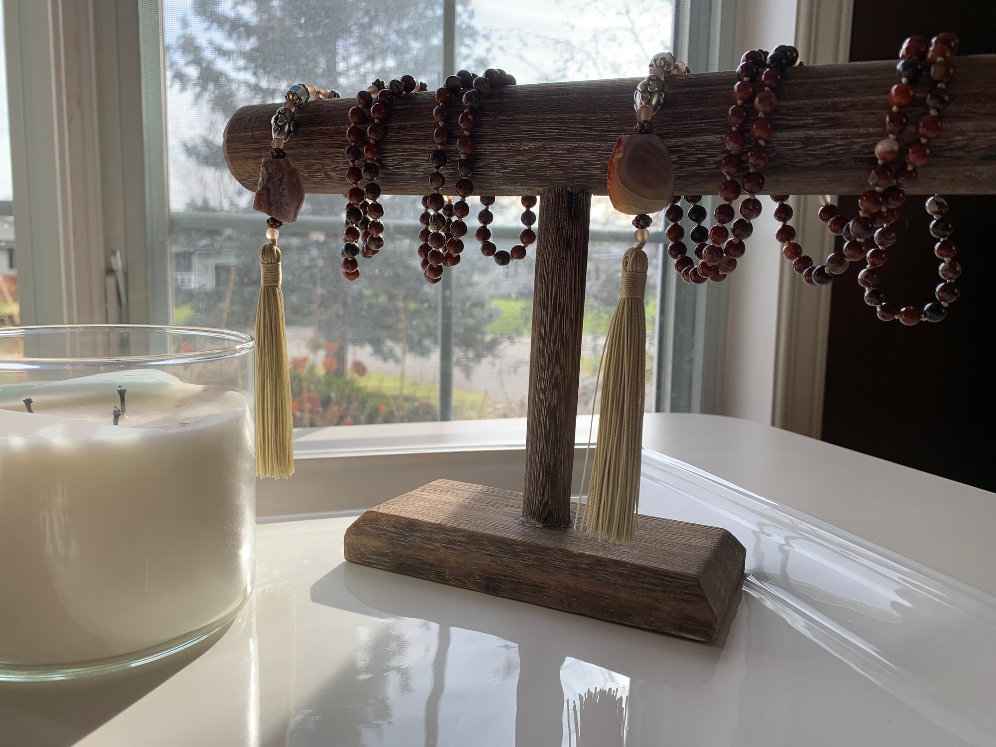 KOROVIN Poppy Jasper Mala necklace