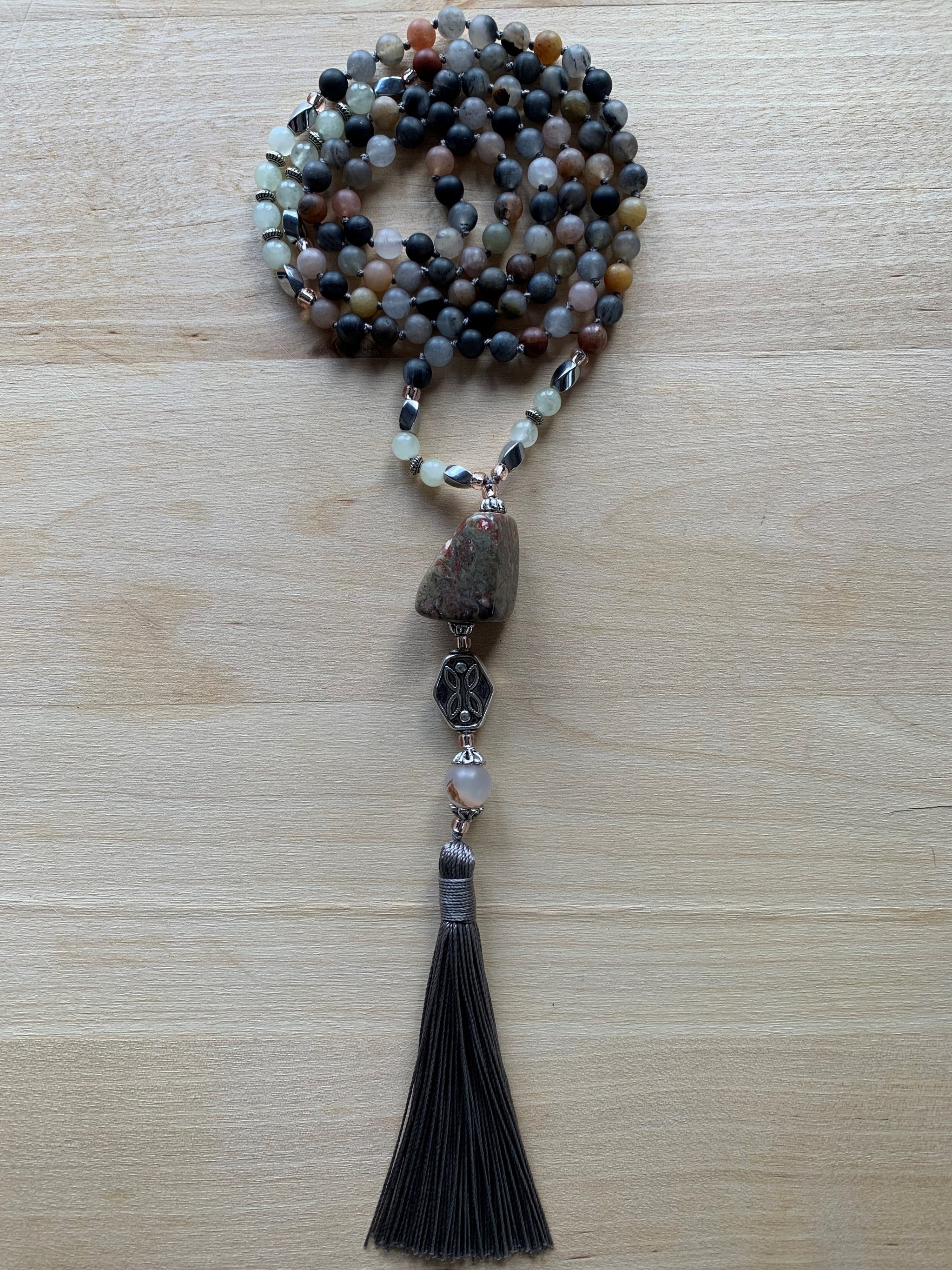 NAZKO Tourmaline mala necklace