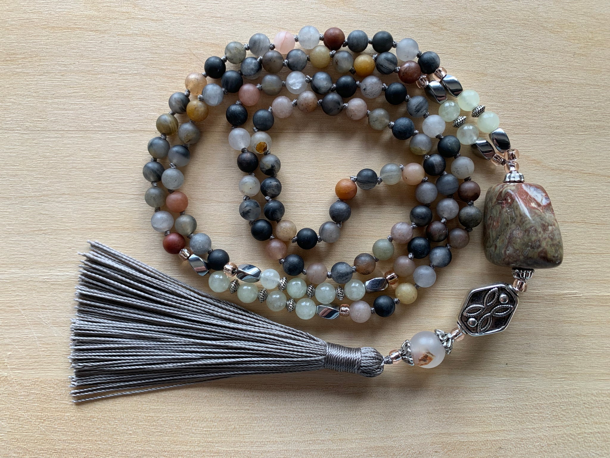 NAZKO Tourmaline mala necklace