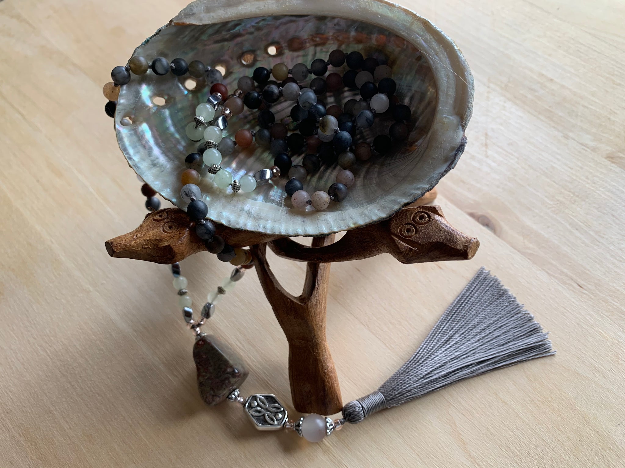 NAZKO Tourmaline mala necklace