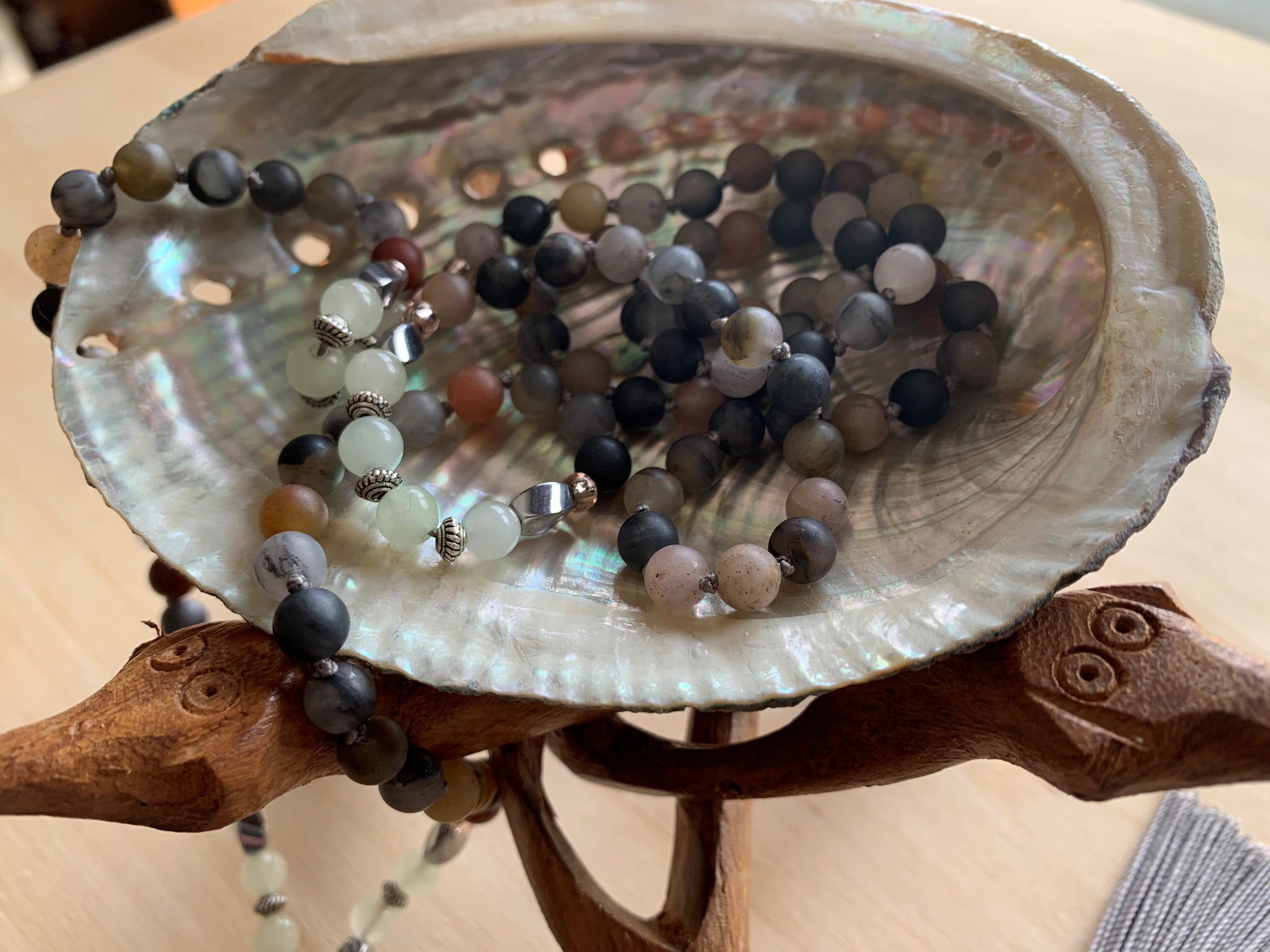 NAZKO Tourmaline mala necklace