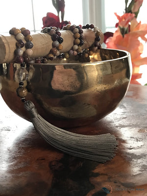 MOOKA Moukaite gemstone Mala necklace for meditation