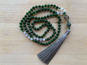 SATAH B.C. Jade stone mala necklace for meditation